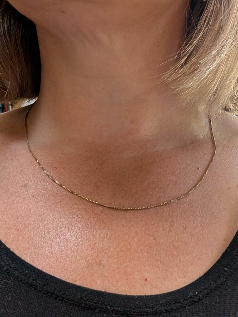 Delicate Gold Vermeil Chain Necklace for Women